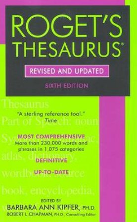 The Concise Roget's International Thesaurus - 6 ed by Robert L Chapman