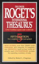 The Concise Rogets International Thesaurus  5 ed