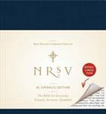 NRSV XL Catholic Edition Navy