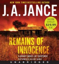 Remains of Innocence Unabridged Low Price CD A Brady Novel of Suspense