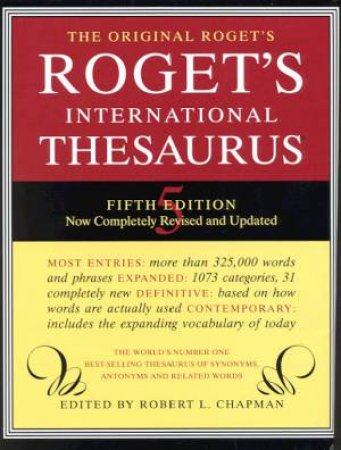 Roget's International Thesaurus by Robert L Chapman