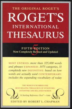 Roget's International Thesaurus - 5 ed by Various