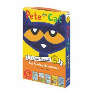 Pete the Cat: Big Reading Adventures Box Set: 5 Far-Out Books in 1 Box! by James Dean