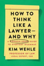 How To Think Like A Lawyer  And Why