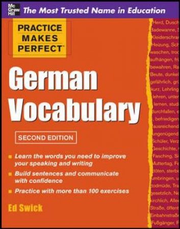German Vocabulary by Ed Swick