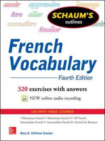 Schaum's Outlines French Vocabulary by Mary E. Coffman Crocker