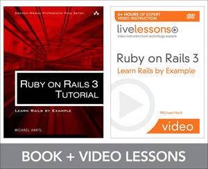 Ruby on Rails 3 Tutorial LiveLessons Bundle: Learn Rails by Example by Michael Hartl