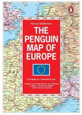 Penguin Map of Europe by Michael Middleditch