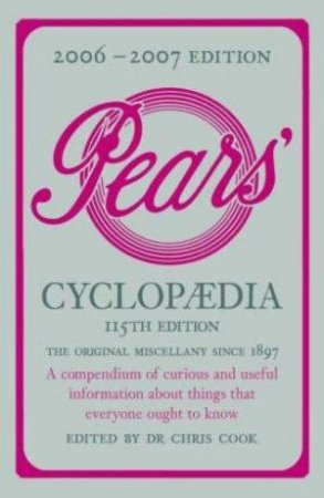 Pears Cyclopaedia 2006-2007 by Chris Cook (ed)