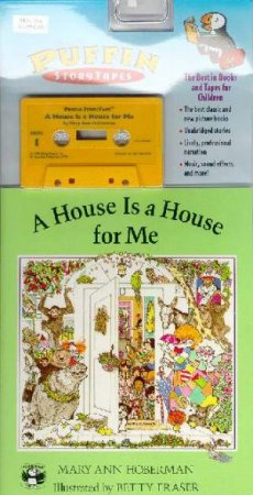 A House Is A House For Me - Book & Tape by Mary Ann Hoberman