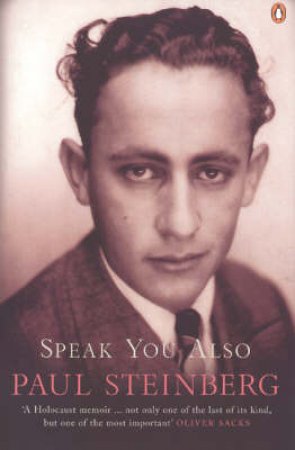Speak You Also by Paul Steinberg
