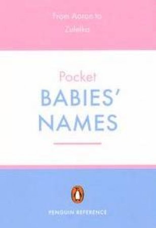 Pocket Babies' Names by David Pickering