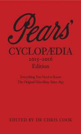 Pears' Cyclopaedia 2015-2016 by Chris Cook