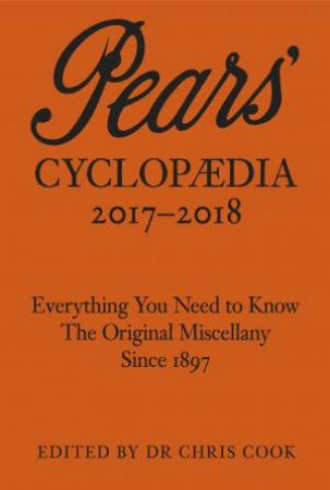 Pears' Cyclopaedia 2017-2018 by Chris Cook