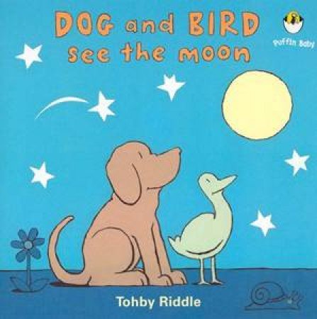 Dog And Bird See The Moon by Tohby Riddle