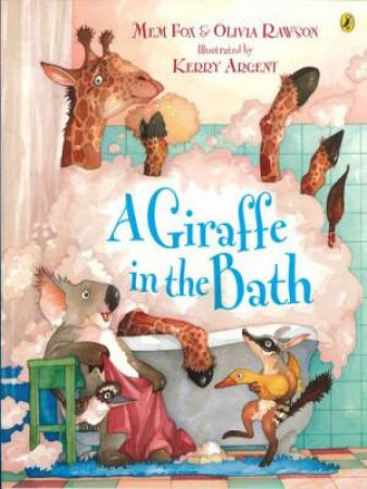 A Giraffe In The Bath