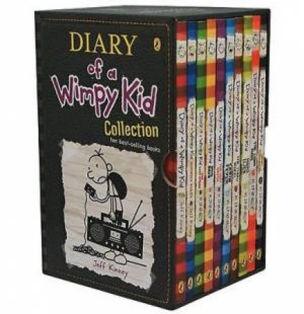 Diary of a Wimpy Kid Collection 10 book set by Jeff Kinney