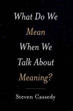 What Do We Mean When We Talk about Meaning