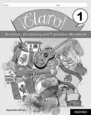 Claro 1 Grammar Vocabulary and Translation Workbook Pack of 8