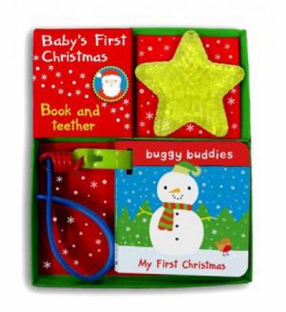 My First Christmas Buggy Buddy and Teether Pack by Melissa Four