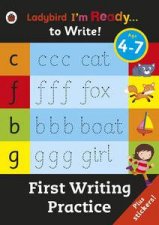 Ladybird Im Readyto Write First Writing Practice Sticker Activity Book