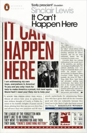 It Can't Happen Here by Sinclair Lewis