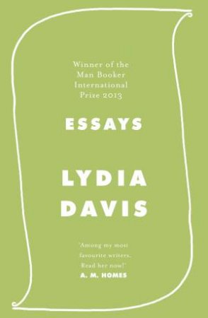 Essays by Lydia Davis