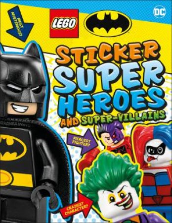 LEGO Batman Sticker Super Heroes And Super-Villains by Various