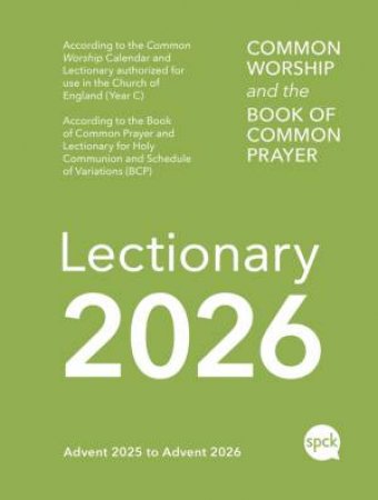 Common Worship Lectionary spiral-bound 2026 by SPCK Publishing