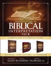 Introduction To Biblical Interpretation Pack A Complete Guide To Interpreting The Bible