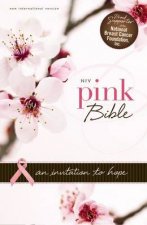 NIV Pink Bible  Italian Leather Duotone  Hot Pink  Pink