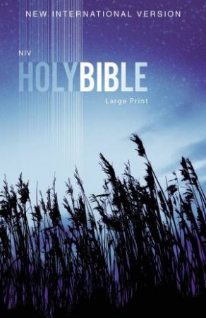 NIV Outreach Bible, Large Print [Blue Wheat] by Zondervan