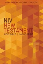 NIV Outreach New Testament Large Print Orange Cross