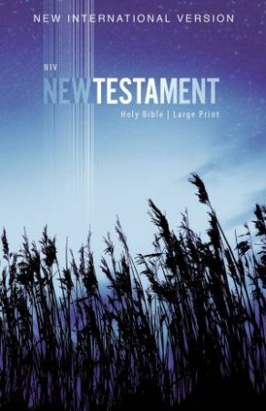 NIV Outreach New Testament, Large Print [Blue Wheat] by Zondervan