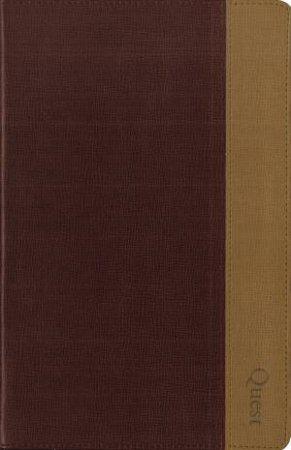 NIV, Quest Study Bible, Personal Size, Indexed: The Question And Answer Bible [Burgundy/Tan] by Zondervan