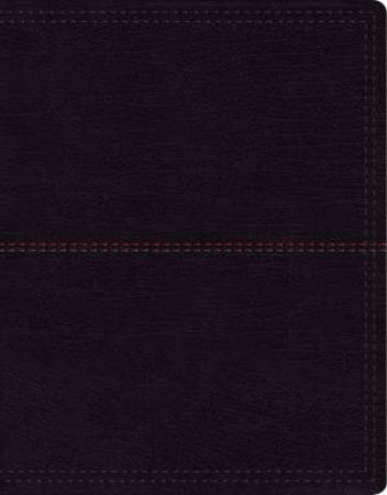 NIV, Journal The Word Bible, Large Print: Reflect On Your Favorite Verses [Black] by Zondervan