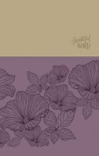 NIV Beautiful Word Coloring Bible Large Print PurpleTan