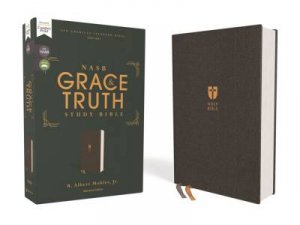NASB The Grace And Truth Study Bible, Red Letter, 1995 Text, Comfort Print [Gray] by Jr., R. Albert Mohler & Zondervan