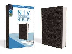 NIV, Value Thinline Bible (Charcoal/Black)