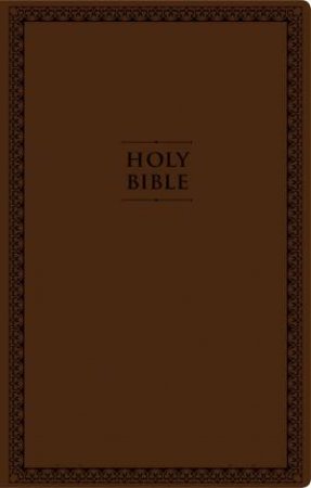 NIV Value Thinline Bible [Large Print, Brown] by Zondervan