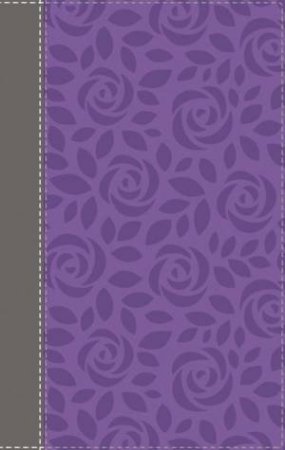 NIV Thinline Bible Red Letter Edition [Giant Print, Purple] by Zondervan
