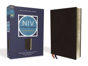NIV Study Bible, Fully Revised Edition, Bonded Leather, Black, Red Letter, Comfort Print by Zondervan & Kenneth L. Barker & Jeannine K. Brown & Mark L. Strauss
