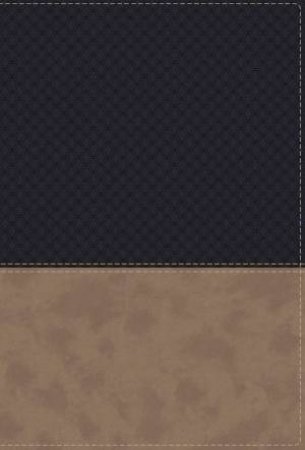 NIV Study Bible, Fully Revised Edition, Leathersoft, Navy/Tan, Red Letter, Thumb Indexed, Comfort Print by Kenneth L. Barker & Jeannine K. Brown & Mark L. Strauss