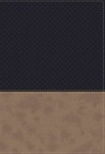 NIV Study Bible Fully Revised Edition Leathersoft NavyTan Red Letter Thumb Indexed Comfort Print