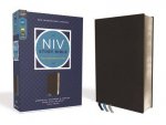 NIV Study Bible Fully Revised Edition Genuine Leather Calfskin Red Letter Comfort Print Black