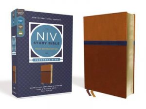 NIV Study Bible, Fully Revised Edition, Personal Size, Red Letter, Comfort Print (Brown/Blue) by Kenneth L. Barker & Jeannine K. Brown & Mark L. Strauss