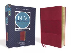 NIV Study Bible, Fully Revised Edition, Large Print, Red Letter, Comfort Print (Burgundy) by Kenneth L. Barker & Jeannine K. Brown & Mark L. Strauss