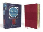 NIV Study Bible Fully Revised Edition Large Print Red Letter Comfort Print Burgundy