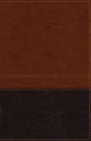 NIV Reference Bible Indexed Red Letter Edition [Giant Print, Brown] by Zondervan