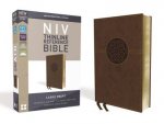 NIV Thinline Reference Bible Red Letter Edition Large Print Brown